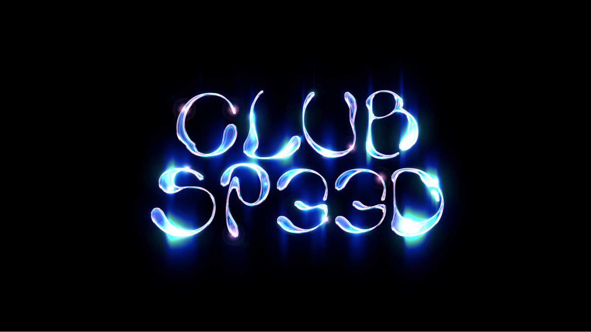 club sp33d shiny art