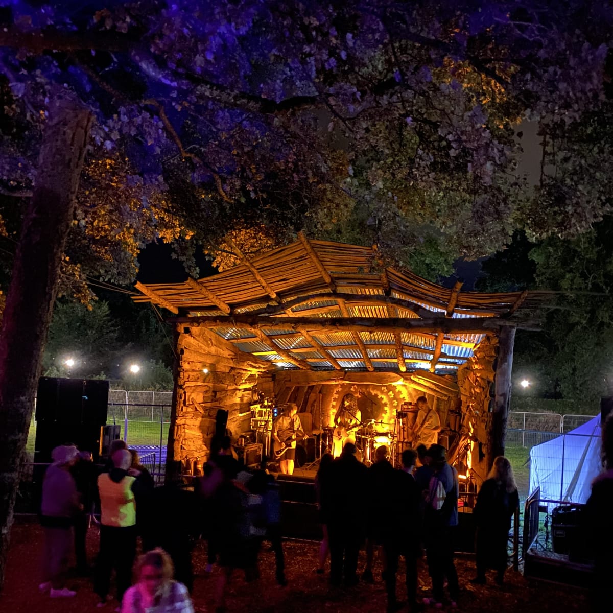 Stage at night