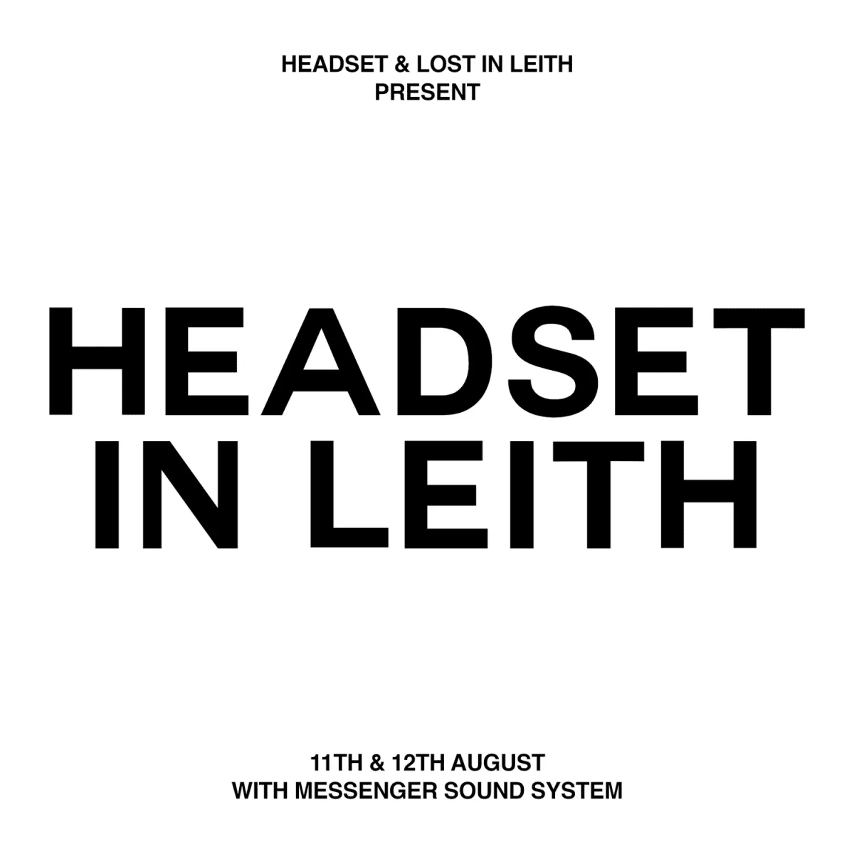 Headset in Leith @ Lost in Leith Bar & Fermentaria