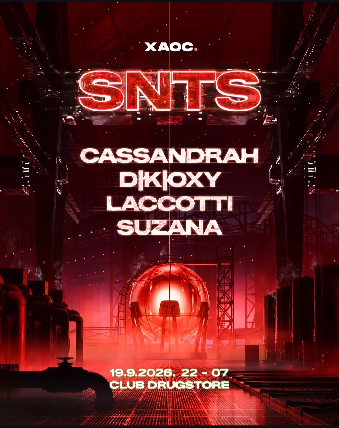 XAOC event poster