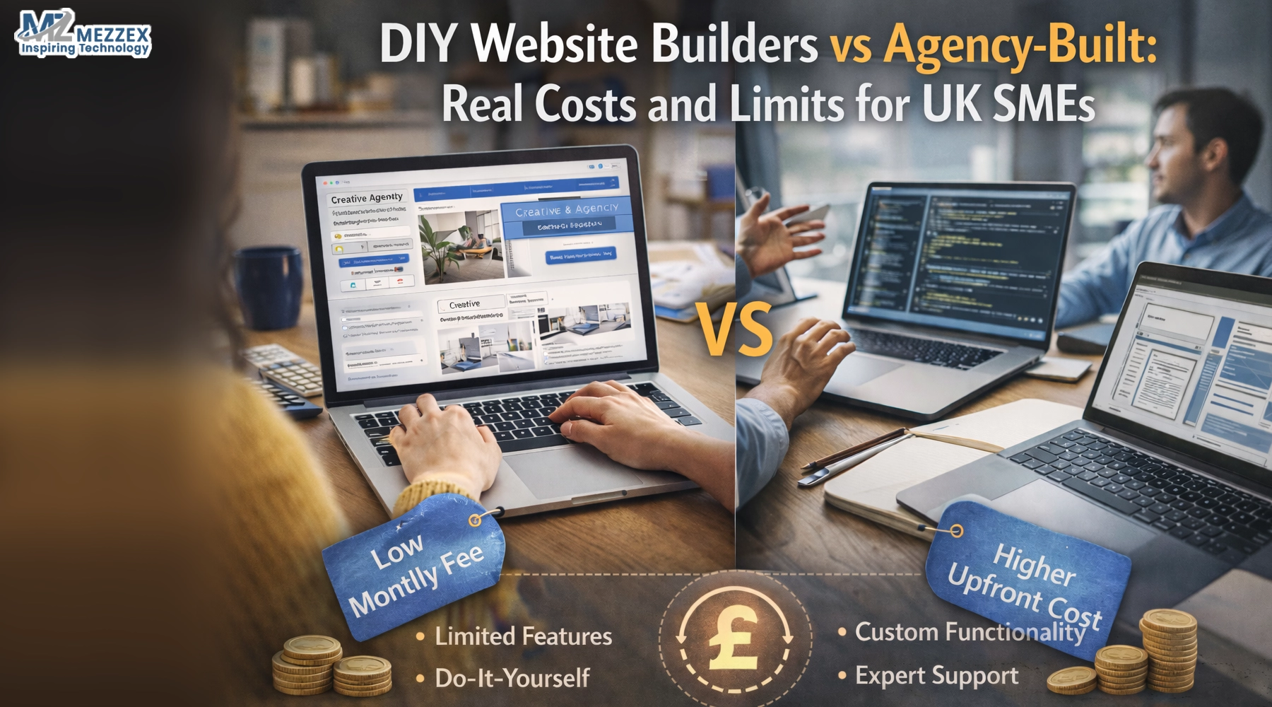 DIY Website Builders vs Agency-Built: Real Costs and Limits for UK SMEs