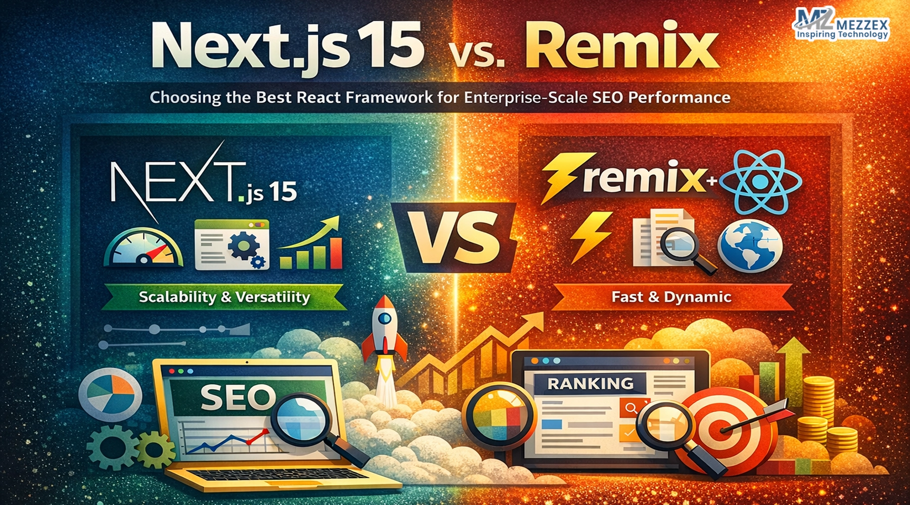 Next.js 15 vs. Remix: Choosing the Best React Framework for Enterprise-Scale SEO Performance.