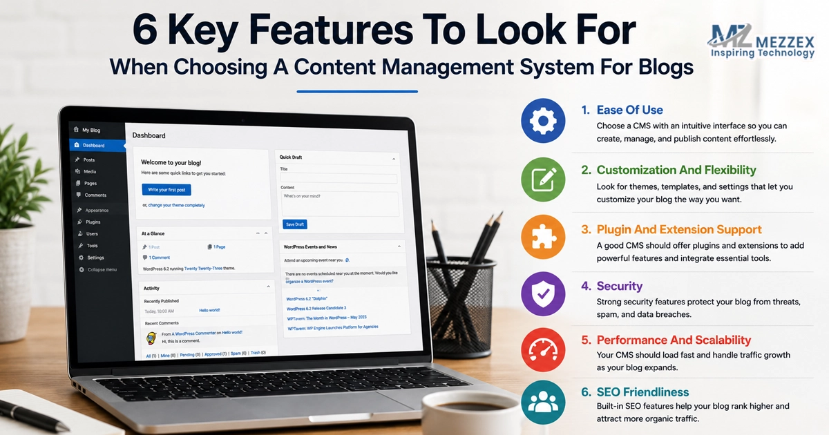 6 Key Features To Look For When Choosing A Content Management System For Blogs
