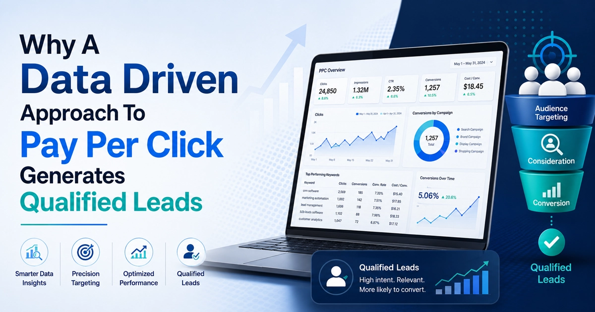 Why A Data Driven Approach To Pay Per Click Generates Qualified Leads