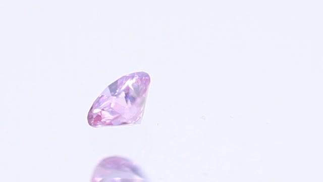 Natural Pink Diamond Round 0.09 ct Polished