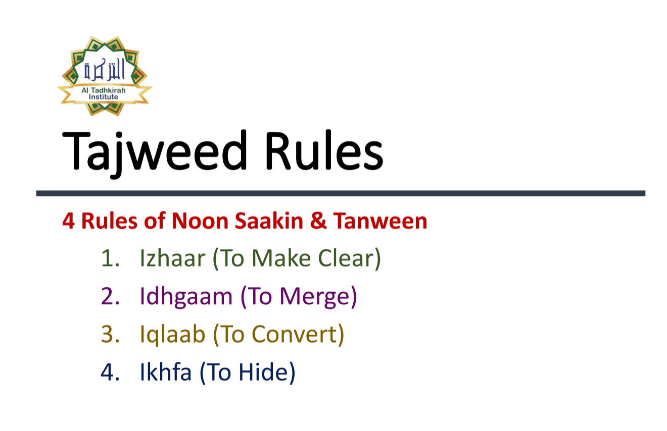 Tajweed Rules