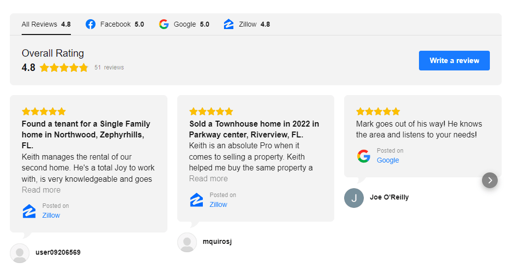 View our Testimonials