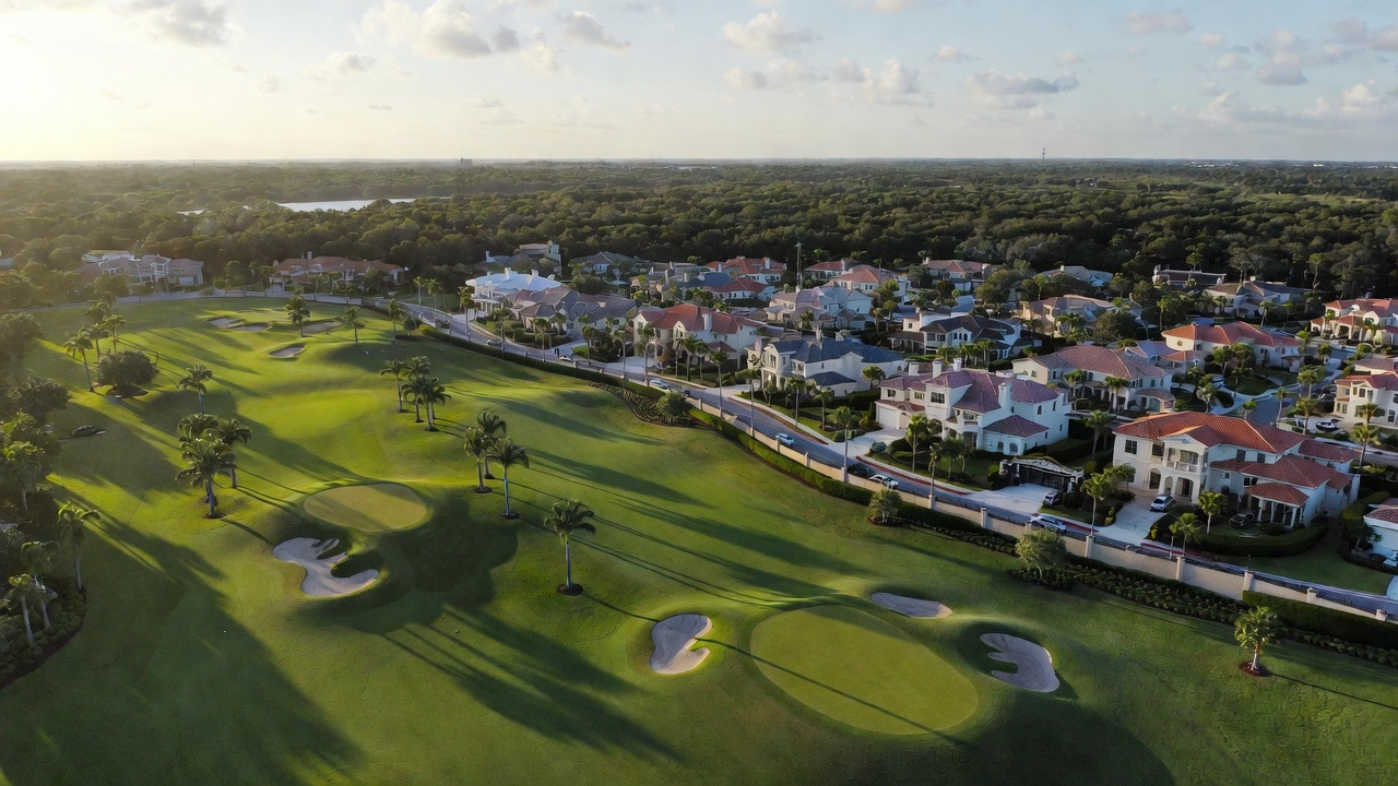 Luxury golf course estate in Tampa Florida