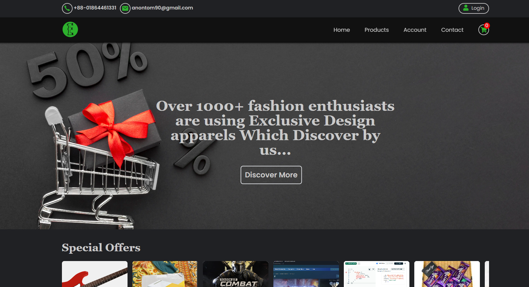 E-commerce Single Vendor Platform