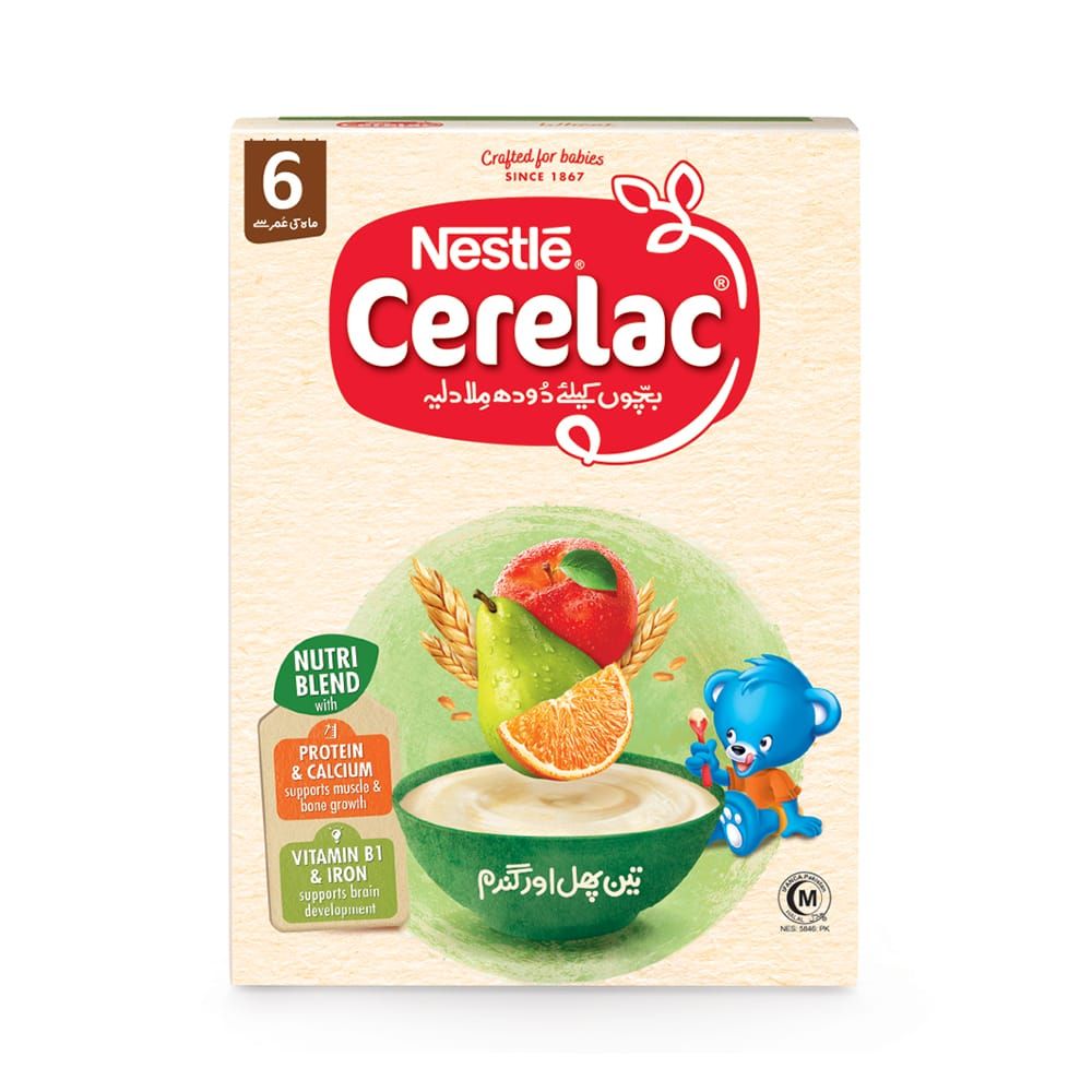 Nestle Cerelac 3 Fruits & Wheat 175g