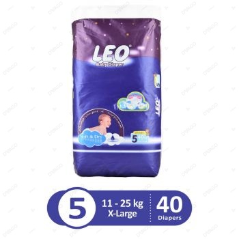 Leo Baby Diapers XL Size 5 40pcs