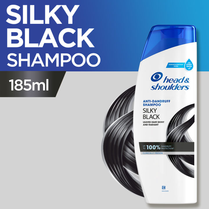 Head & Shoulders Silky Black Shampoo 185ml