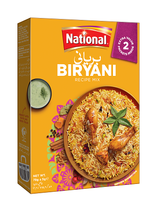 National Biryani Masala(نیشنل بریانی مصالحہ) 78g Double Pack