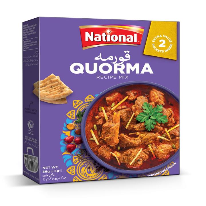 National Quorma Masala(نیشنل قورمہ مصالحہ) 86g Double Pack