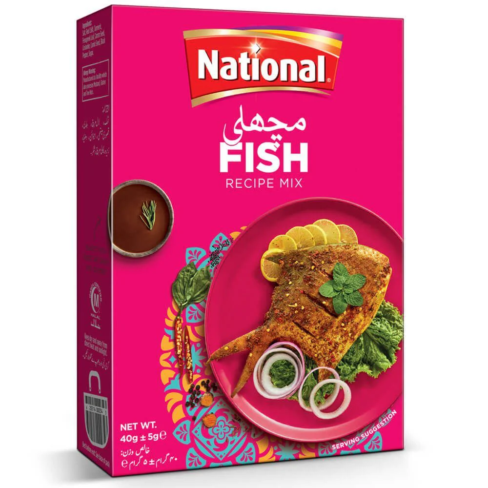 National Fish Masala(نیشنل فش مصالحہ) 40g