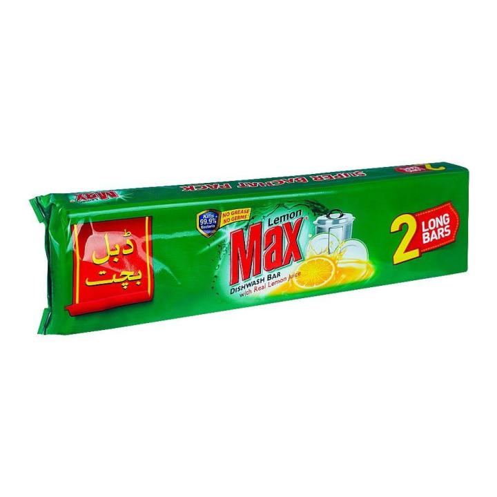 Lemon Max Dishwash Bar Bachat Pack 530g