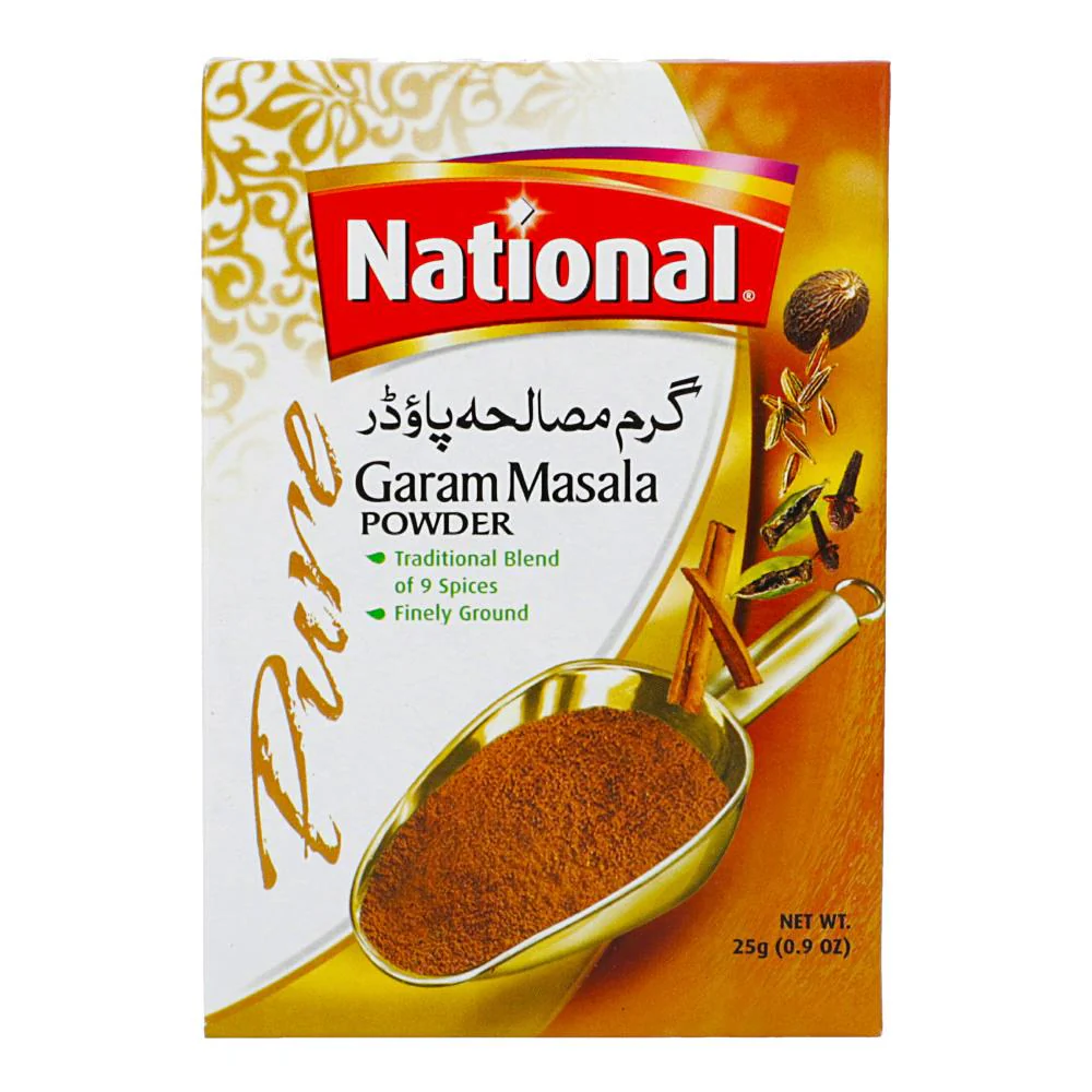 National Garam Masala Powder(نیشنل گرم مصالحہ پاؤڈر) 25g