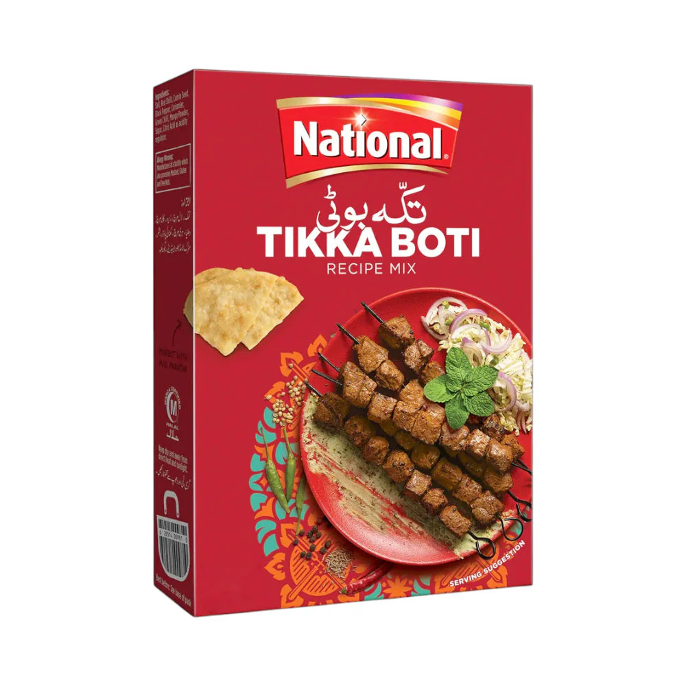 National Tikka Boti Masala(نیشنل تکہ بوٹی مصالحہ) 88g Double Pack