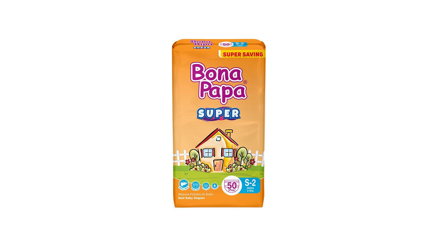 Bona Papa Magic Baby Diapers Small Size 2 48pcs
