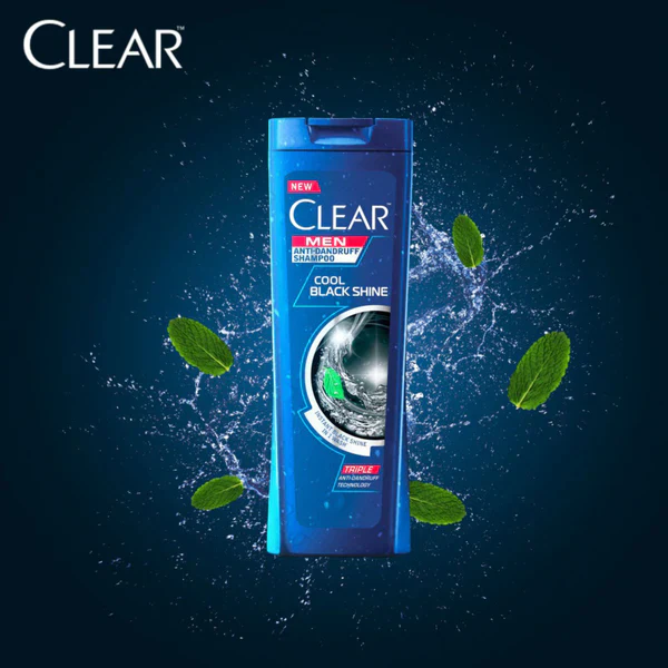 Clear Men Cool Black Shine Anti-Dandruff Shampoo 185ml