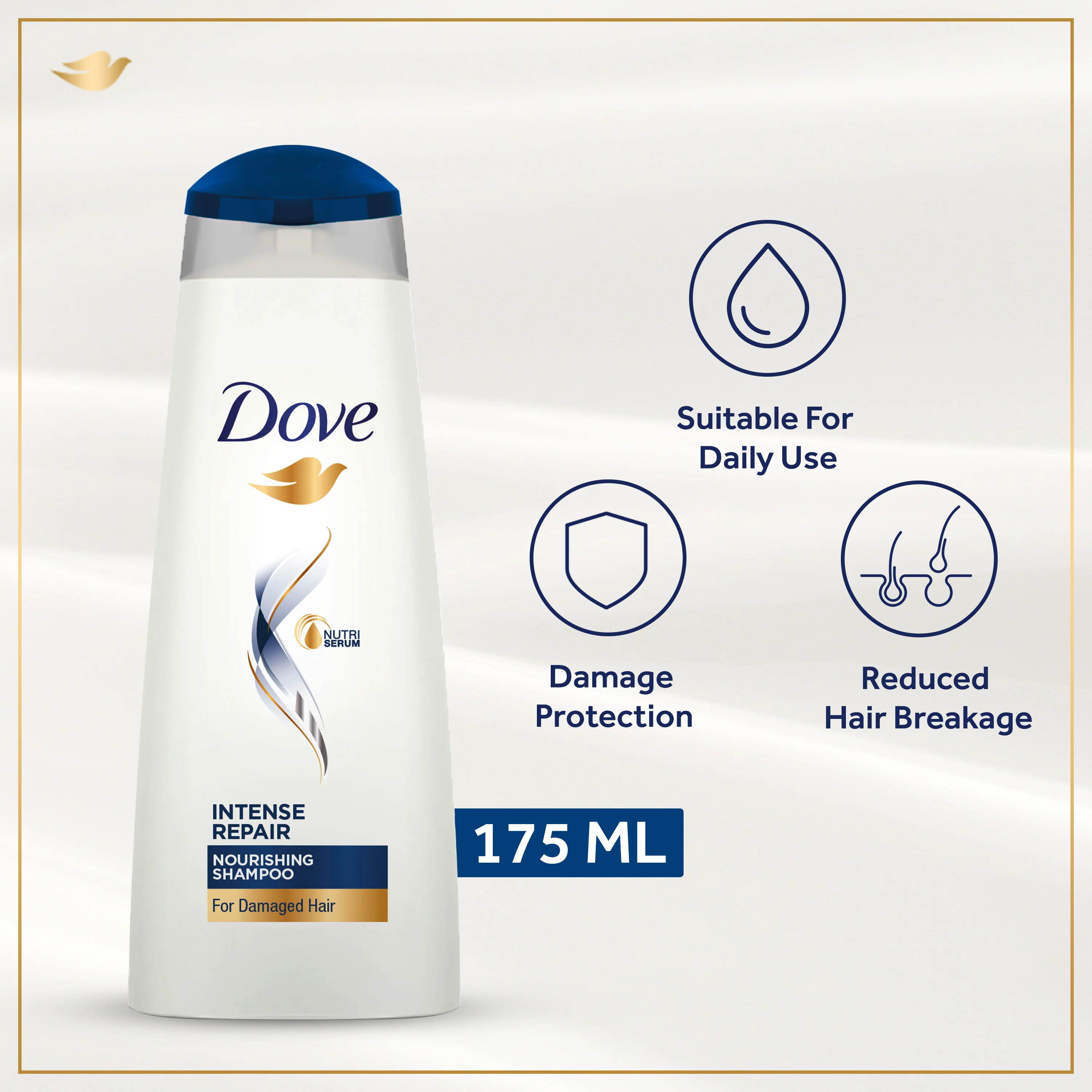 Dove Intense Repair Shampoo 175ml
