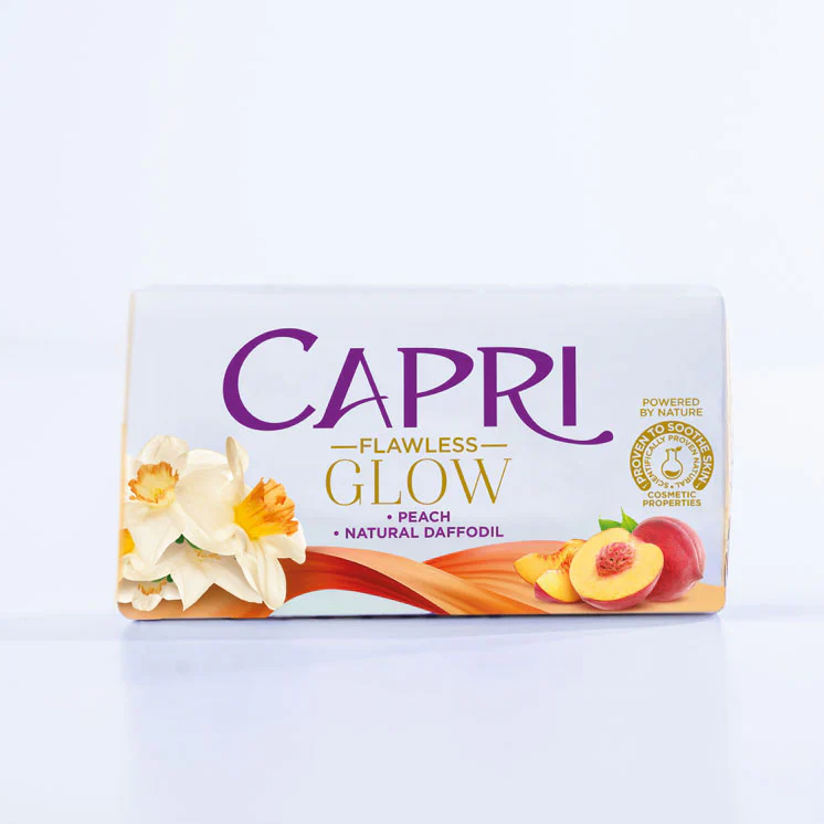 Capri Flawless Glow Peach Soap 120g