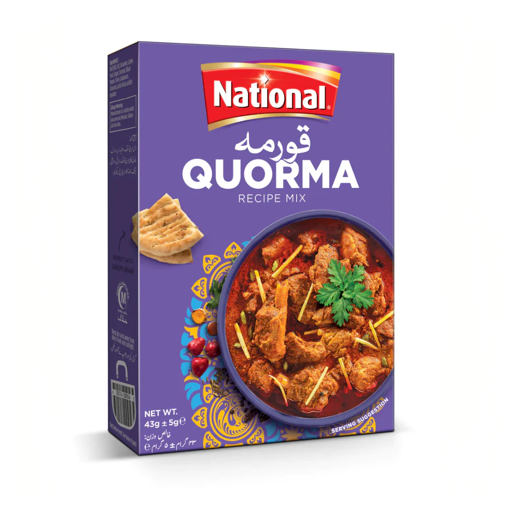 National Quorma Masala(نیشنل قورمہ مصالحہ) 43g