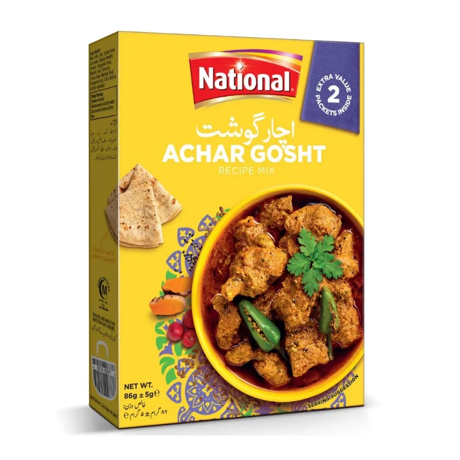 National Achar Gosht Masala(نیشنل اچار گوشت مصالحہ) 43g