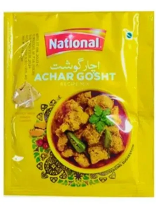 National Achar Gosht Masala(نیشنل اچار گوشت مصالحہ) 20g Sachet