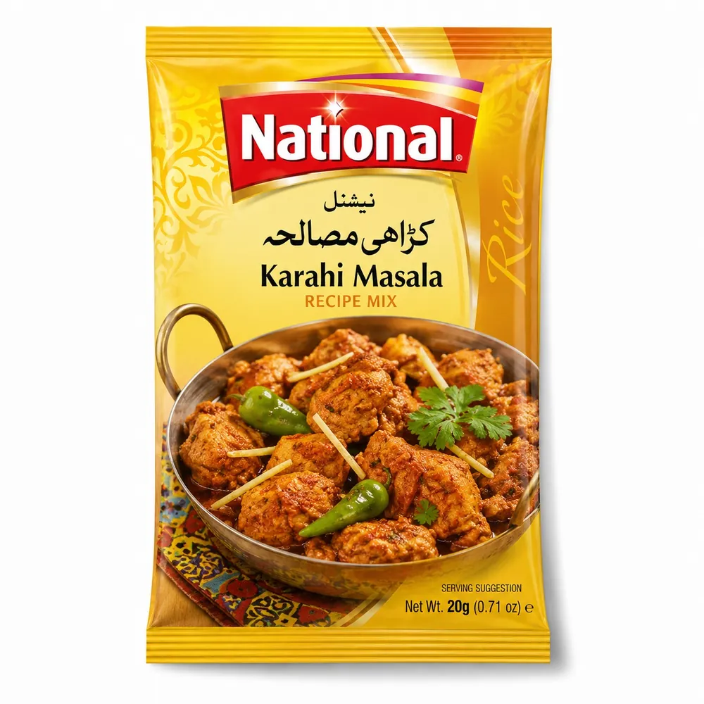 National Karahi Masala(نیشنل کڑاہی مصالحہ) 20g Sachet
