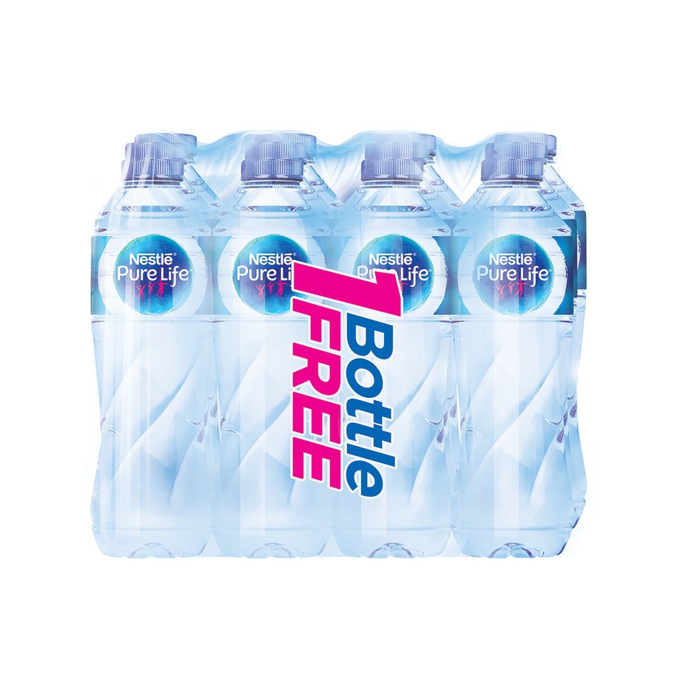 Nestle Pure Life Water Carton (نیسلے پیور لائف پانی کارٹن) 500ml x 12 Bottles
