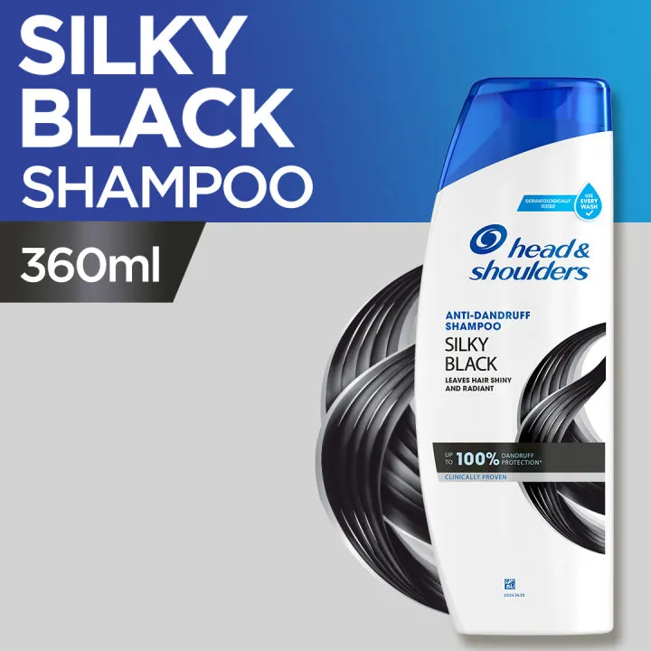 Head & Shoulders Silky Black Shampoo 360ml