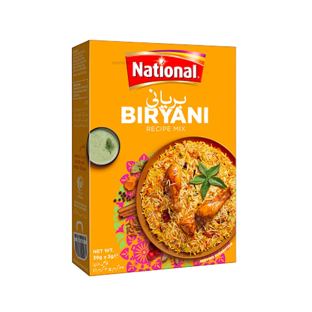 National Biryani Masala(نیشنل بریانی مصالحہ) 39g