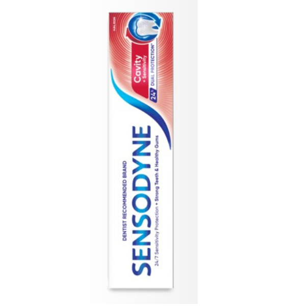 Sensodyne Cavity + Sensitivity Toothpaste(سینسوڈائن کیویٹی پلس سنسیٹیویٹی ٹوتھ پیسٹ) 70g