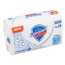 Safeguard Pure White Soap Jumbo(سیف گارڈ پیور وائٹ جمبو صابن) 175g
