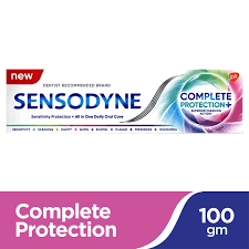 Sensodyne Complete Protection Toothpaste(سینسوڈائن کمپلیٹ پروٹیکشن ٹوتھ پیسٹ) 100g