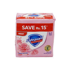 Safeguard Floral Scent Soap Pack(سیف گارڈ فلورل سینٹ صابن پیک) 3 x 125g
