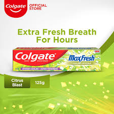 Colgate MaxFresh Citrus Blast Toothpaste(کولگیٹ میکس فریش سٹرس بلاسٹ ٹوتھ پیسٹ) 125g