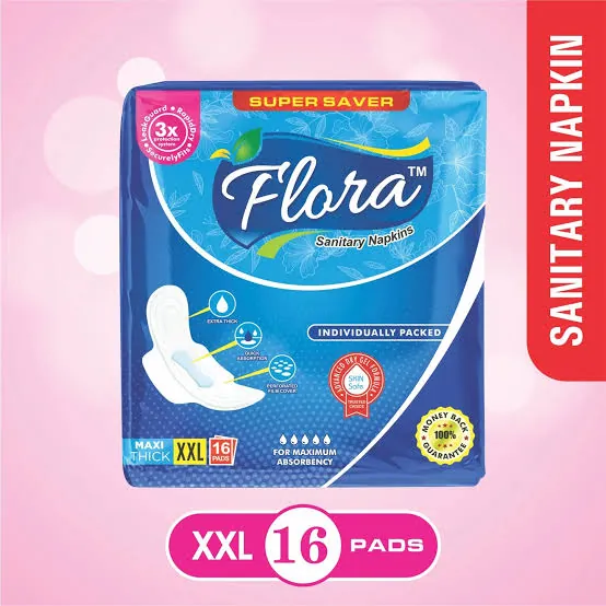 Flora maxi thick XXL sanitary napkins