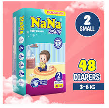 Nana Smarty Baby Diapers Small Size 2 48pcs