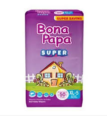 Bona Papa Super Baby Diapers XL Size 5 50pcs