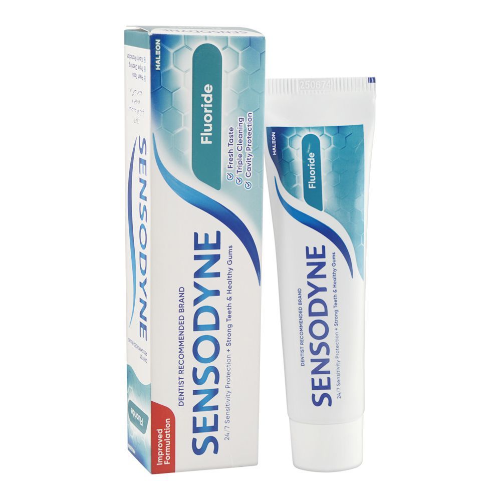 Sensodyne Fluoride Toothpaste(سینسوڈائن فلورائیڈ ٹوتھ پیسٹ) 70g