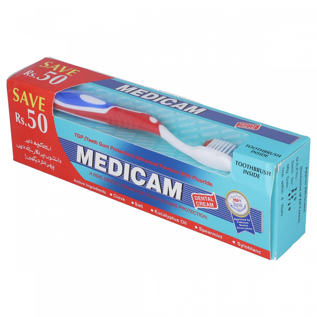 Medicam Dental Cream(میڈیکیم ڈینٹل کریم) 200g