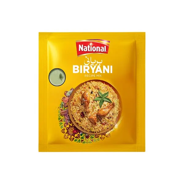 National Sindhi Biryani Masala(نیشنل سندھی بریانی مصالحہ) 20g Sachet