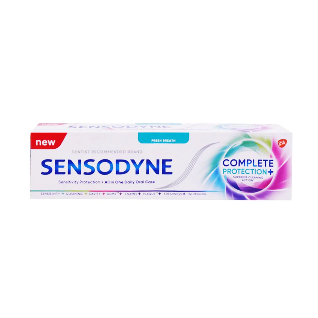 Sensodyne Complete Protection Toothpaste(سینسوڈائن کمپلیٹ پروٹیکشن ٹوتھ پیسٹ) 70g