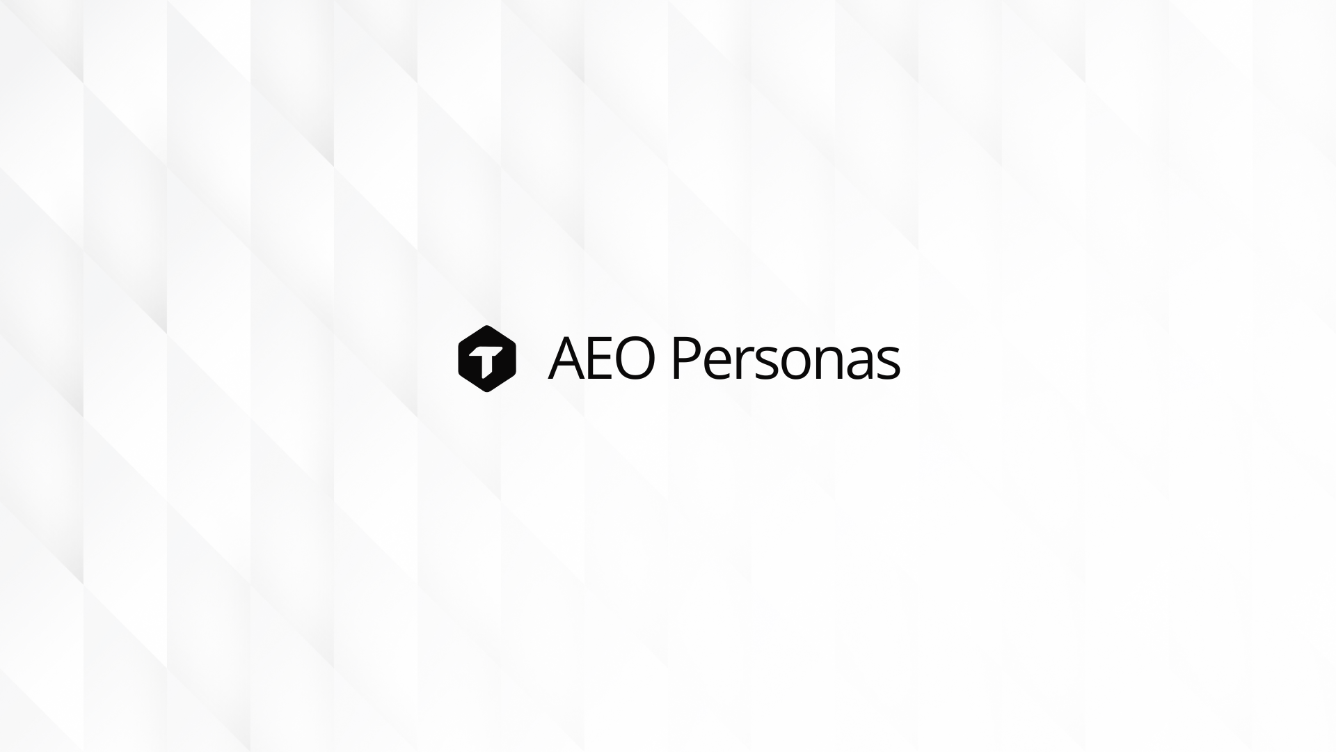 Personas in Clavius: Segment AEO Tracking by Audience