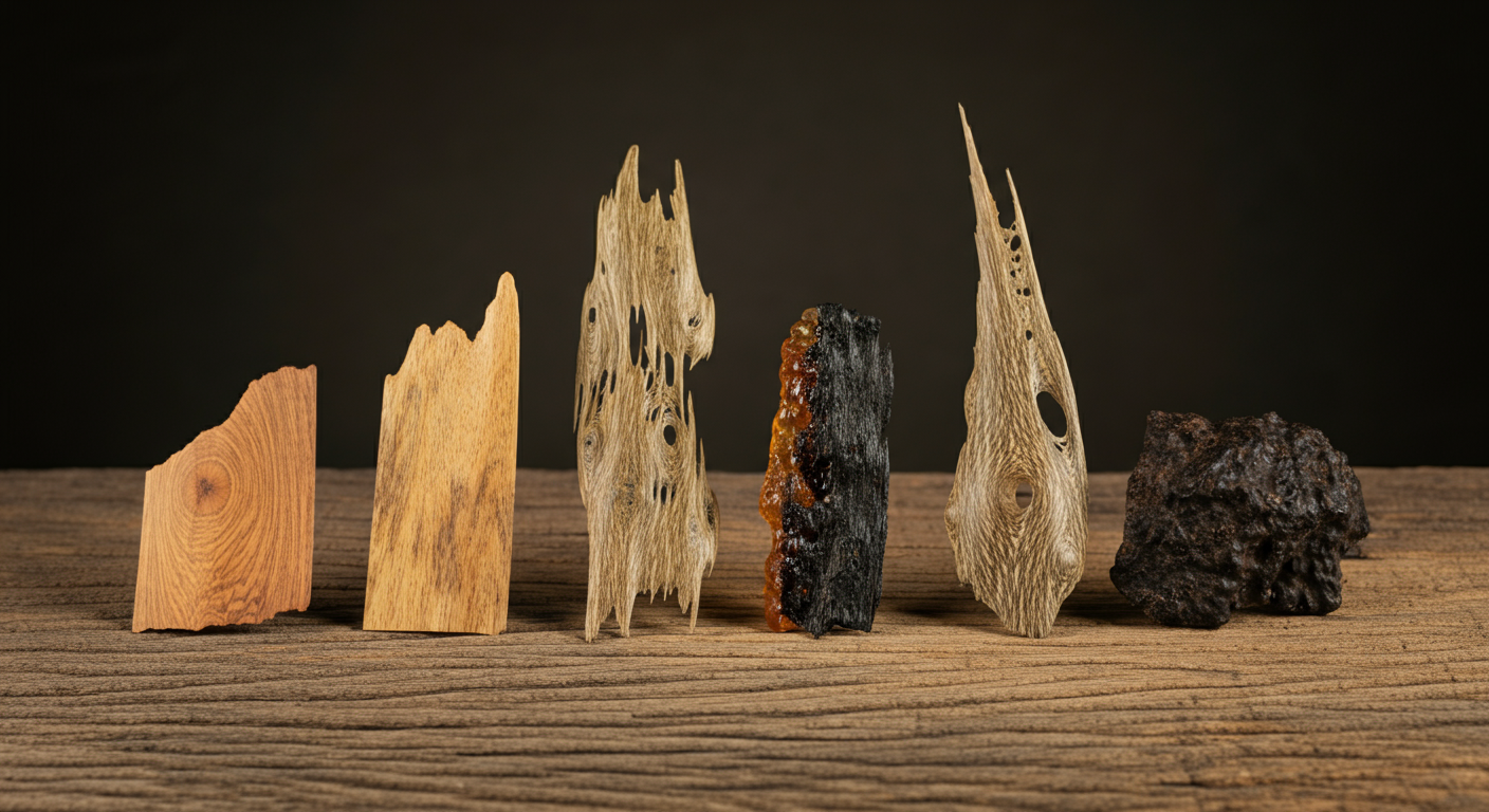 沈香生成5段階プロセス