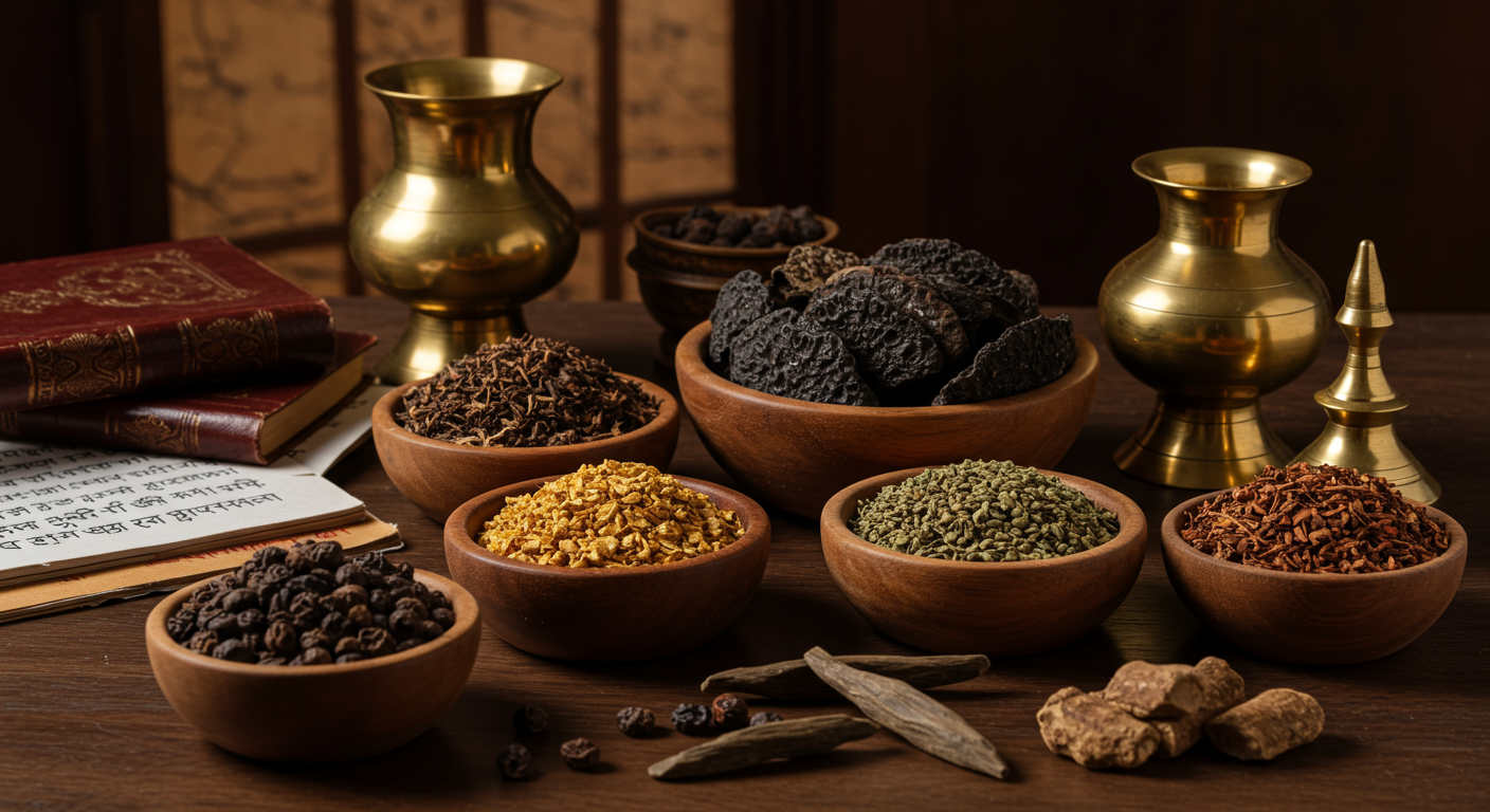 Traditional Ayurvedic Herbs in India
