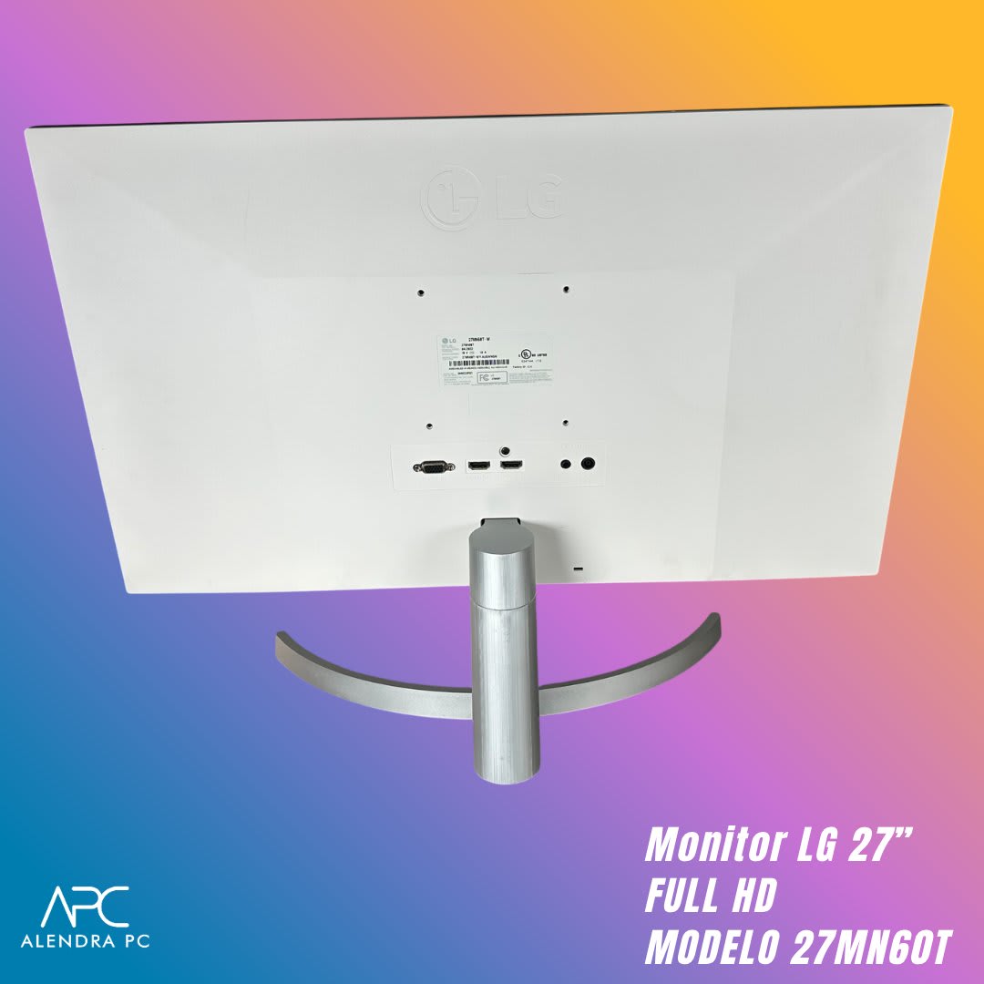 Monitor 27 pulgadas LG 27mn60t-w  4