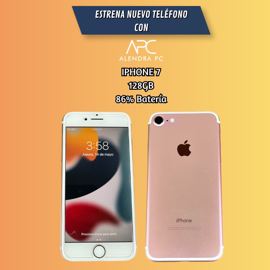 iphone 7 rosa 128gb 